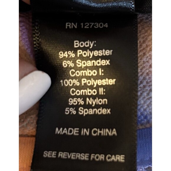 ALI MILES Colorful Polka Dot Blouse Women Large Bell Sleeve Sheer Tunic Top Art - Picture 8 of 11